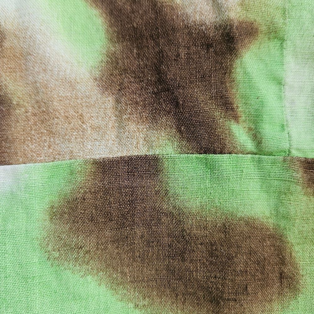 Saint Tropez West Linen Babydoll Top Women's Medium Tie Dye Hippie Boho Summer - Picture 5 of 9